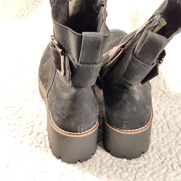 NEW Blondo Dakota Waterproof Bootie suede leather black boots womens size 10 - Picture 6 of 9